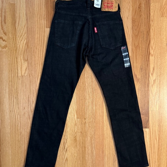 Levi’s Men’s 501 Original Black Jeans w/Button Fly - Picture 2 of 8